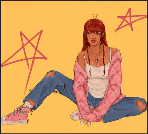 Lineart Fullbody Coloured